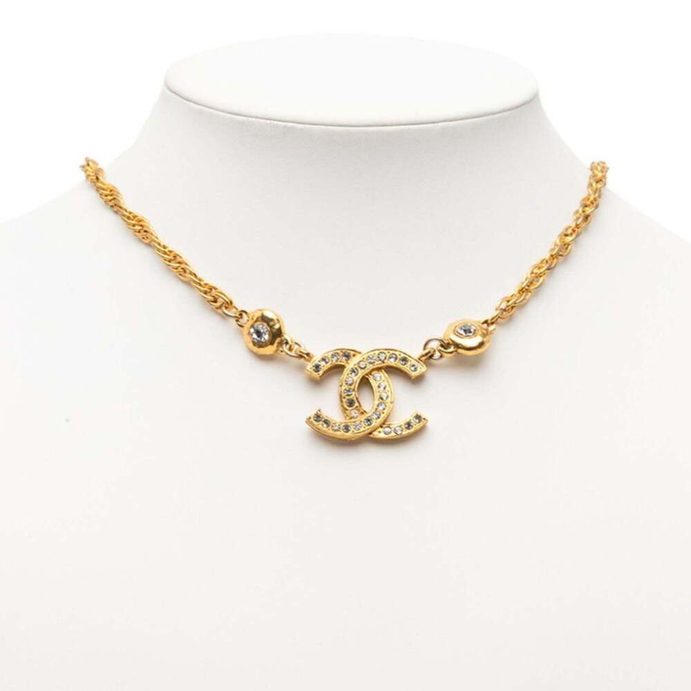 CHANEL Gold Logo Necklace - Picture 6 of 6